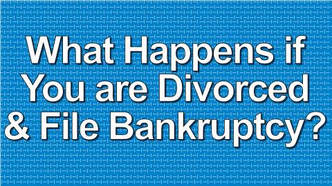 divorce and bankruptcy