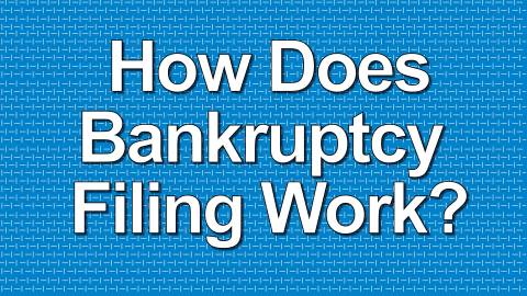 how does bnakruptcy filing work
